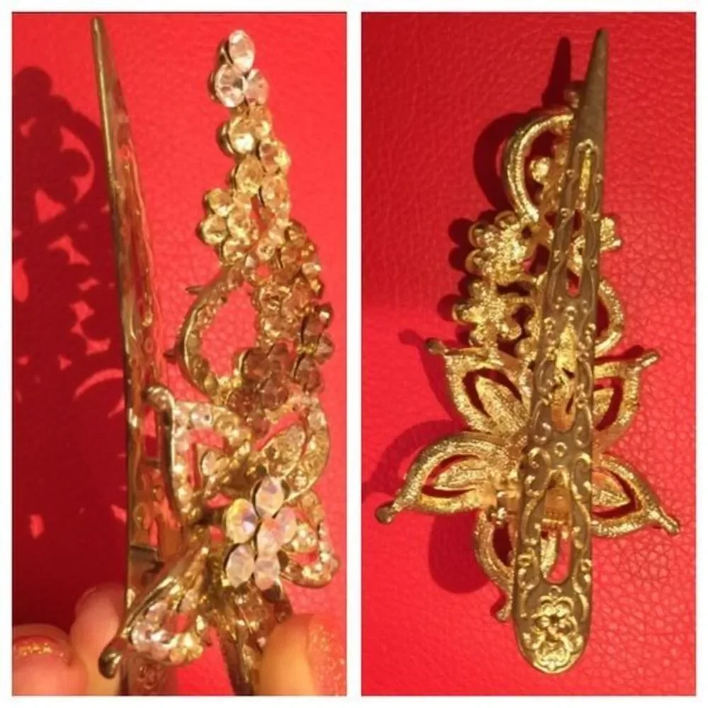 Beautiful hair clip! Has a nice shine to it